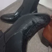 نیم بوت چرم و ورنی سایز۴۰ و ۳۹|کیف، کفش، کمربند|مشهد, هنرستان|دیوار