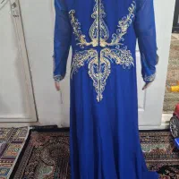 لباس آبی مجلسی سایز46