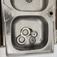 سینک ظرف شویی دو قلو سالم|مصالح و تجهیزات ساختمان|شاهین‌شهر, طالقانی|دیوار