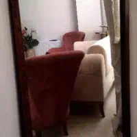 آینه قدی چوبی ساده