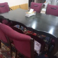 میز غذا خوری ۶ نفره شیک و تمییز