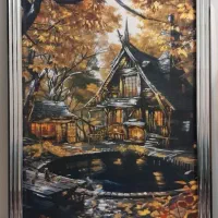 تابلو زیبا از فصل پاییز بهترین کادو