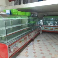 یخچال دوت ویترین قنادی 70یا80تادیس گالوانیزه 50×60