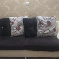 فروش مبل هفت نفره به همراه جلو مبلی و میز تلویزیون