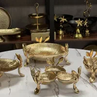 سرویس پذیرایی آلمنیوم  طلایی و نقره ایی|ظروف سرو و پذیرایی|تهران, شوش (باغ آذری)|دیوار