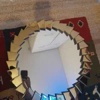 اینه دکوری گرد دور ورق استیله