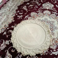 رومیزی مکرومه بافی|صنایع دستی و سایر لوازم تزئینی|یزد, |دیوار