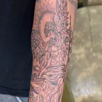 آموزش تتو بدن و مدل تتو بدن خانم|خدمات آرایشگری و زیبایی|گرمدره, |دیوار