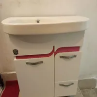 روشویی با کابینت pvc|لوازم سرویس بهداشتی|تبریز, |دیوار