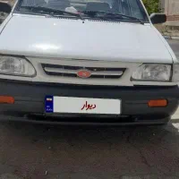 پراید مدل ۸۷ بی رنگ سفید