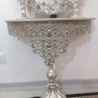 آیینه و شمعدان سیلور|صنایع دستی و سایر لوازم تزئینی|ری, سیزده آبان|دیوار