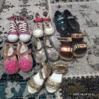 کفش دخترانه همگی در حد نو