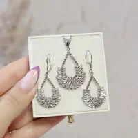 سرویس نقره تراش کامل پارلا کد328 نقره رضازاده100%|بدلیجات|تبریز, |دیوار