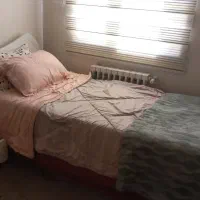 تخت یک نفره سفید  (دوعدد) و  یک عدد پاتختی|تخت و سرویس خواب|تهران, جنت‌آباد شمالی|دیوار