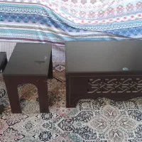 میز جلو مبلی همراه با عسلی