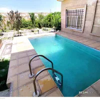 باغ ویلای سرسبز استخردار با میز بیلیارد