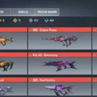 حراج اکانت کالاف دیوتی ندای وظیفه گان و اسکین متیک