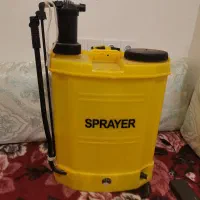 سمپاش و لوله پلی اتیلن 11متر ولوله قابل انعطاف