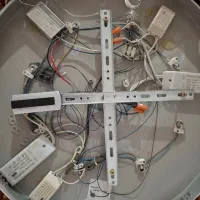 فروش لوستر استیل( همراه با کنترل )|لوستر و چراغ آویز|اصفهان, لنبان|دیوار