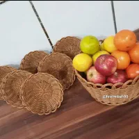 سبدای دست بافت بسیار زیبا|صنایع دستی و سایر لوازم تزئینی|نیشابور, مازول|دیوار