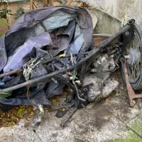 انجین و شاسی کاوازاکی شکاری چهار زمانه ۱۵۰