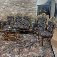 مبلمان کلاسیک ست ۷نفره با نهار خوری ۶نفره|مبلمان خانگی و میز عسلی|اهواز, گلستان|دیوار