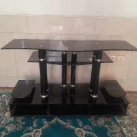 میز تلویزیون  شیشه ای