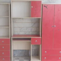 ست کمد لباس و میز تحریر و کتابخانه