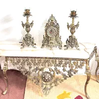 اینه شمع دان برنج برنز