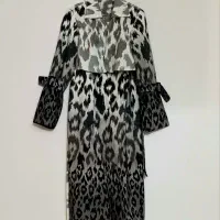 بارونی ترنچ کت پلنگی نو