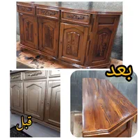 رنگ کاری  بازسازی  مبل ، سرویس خواب  ، غذاخوری