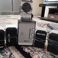 کیس کامپیوتر وپنج عدد اسپیکر