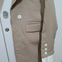 کت وشلوار کرم رنگ خانمانه