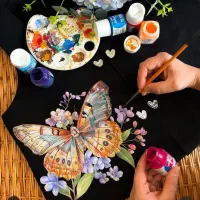 دوره مجازی نقاشی روی پارچه