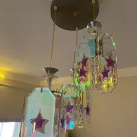 لوستر سه شاخه اتاق کودک و نوجوان|لوستر و چراغ آویز|علیآباد کتول, |دیوار