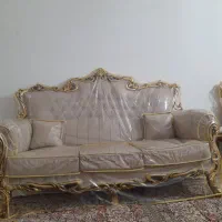 مبل ۷ نفر با کاور نو نو بدون هیچ زدگی