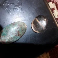 دوعددسنگ انگشتر فیروزه نیشابور و درنجف