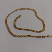 زنجیر کارتیر طلا در حد نو