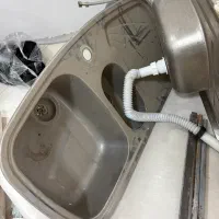 دوعدد سینک ظرفشویی