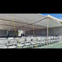 تشریفات مجالس (داربست چادر صندلی چمن پرده led ..)