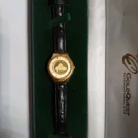 ساعت طلای ۲۴ عیار زنانه گلدکوئیست