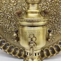 سماور زغالی نظر دسته کاپی|سماور، چای‌ساز، قهوه‌ساز|اصفهان, نقش جهان|دیوار