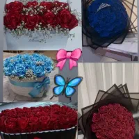 انواع باکس و دسته گل ربانی