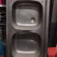 سینک ظرفشویی استیل دو قلو