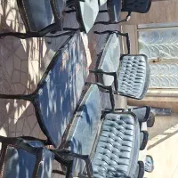 مبل کلاسیک ۸نفره همراه میز غذاخوری ۸نفره|مبلمان خانگی و میز عسلی|قوچان, |دیوار