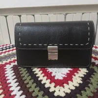 کیف پاسپورتی چرم مصنوعی، دور دوزی شده و شیک