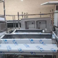 میز کار استیل و ترولی و قفسه استیل آشپزخانه صنعتی|کافی‌شاپ و رستوران|کرج, شهرک نهال و بذر|دیوار