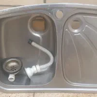سینک هشتادسانتی استیل البرز