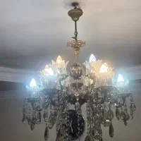 یک جفت لوستر برنز ۶شاخه|لوستر و چراغ آویز|کرج, کیانمهر|دیوار