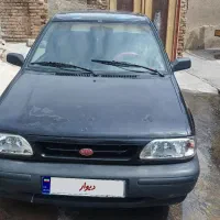 پراید مدل ۸۱کاربرات سرمه ای متالیک در حد مدل ۹۰